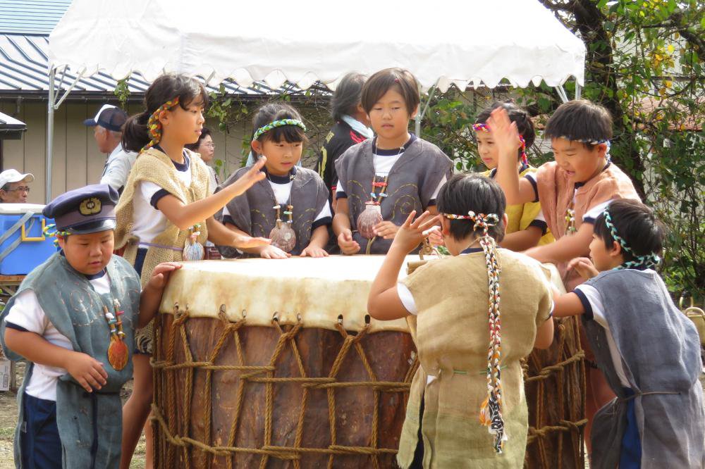 縄文太鼓の子供たち：画像