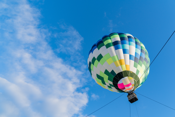 あやめまつり　気球フライト体験：画像